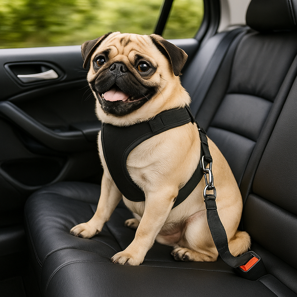 Adjustable Retractable Pet Car Harness