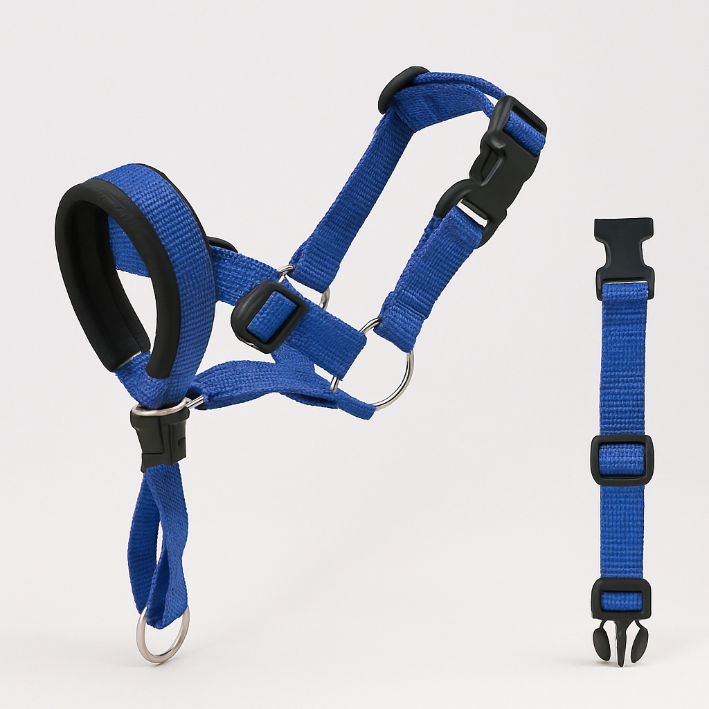 Breathable Nylon Dog Muzzle — Secure & Comfortable