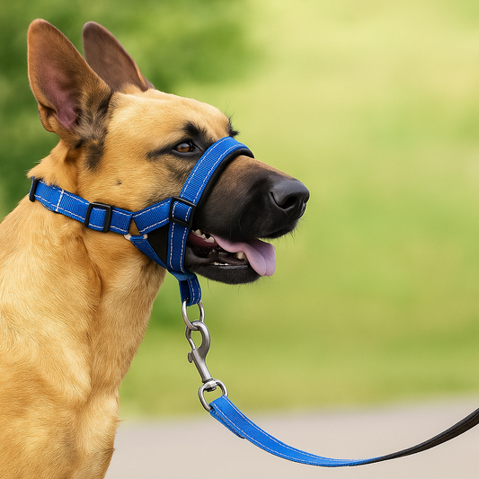 Breathable Nylon Dog Muzzle — Secure & Comfortable