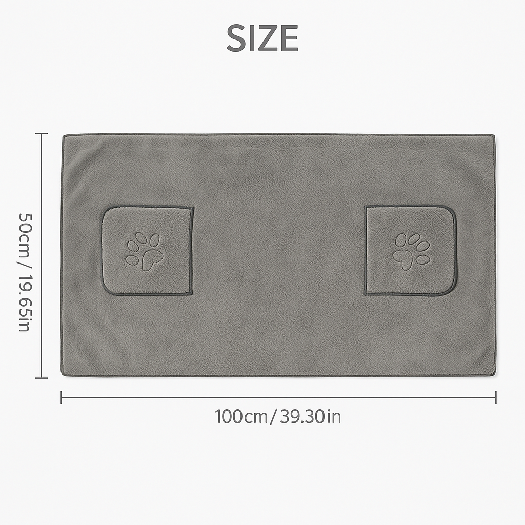 Ultra-Absorbent Paw Towel